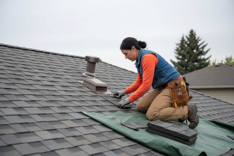 Local Shingle Roof Install pros at work